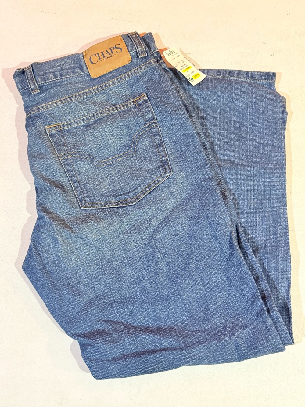 Chaps Men's Denim Straight-Leg Jeans in Blue